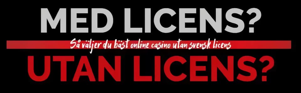 Välj ett casino med svensk licens